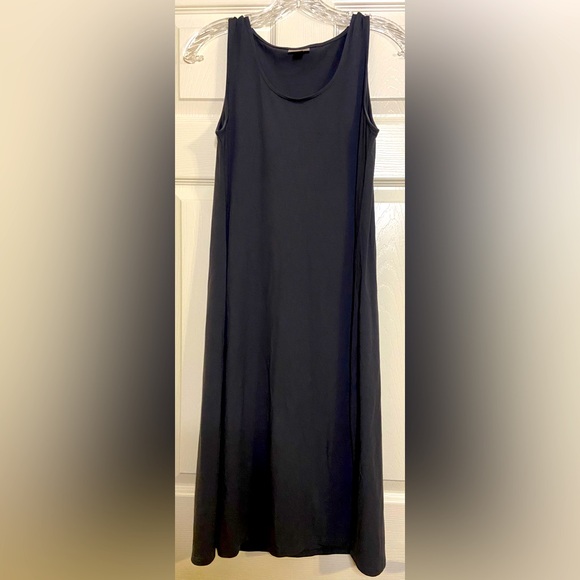 J Jill Dress Womens Size XS Stretch Shift Crew Neck Sundress Gray Lagenlook - Picture 1 of 3
